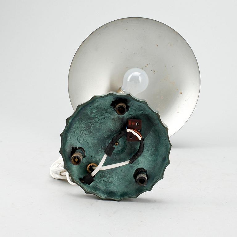 BORDSLAMPA, brons, art deco, 1920-tal.