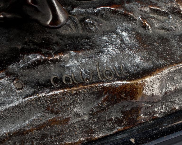 SKULPTUR, metall. Efter Guillaume Coustou. 1900-talets första del.