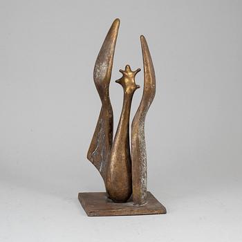 MARJATTA WECKSTRÖM, skulptur, brons, signerad MW samt daterad -83.