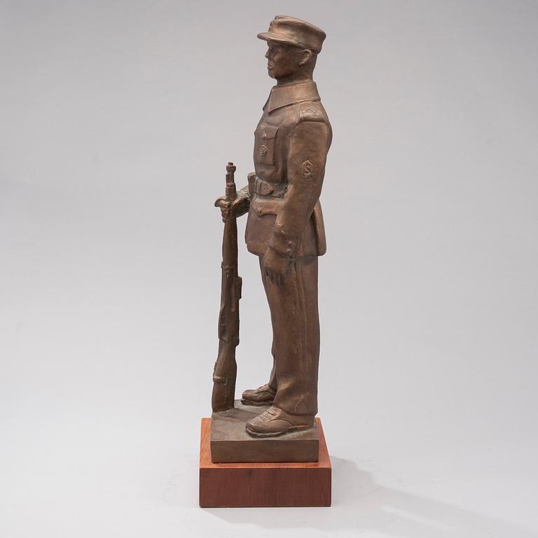 PENTTI PAPINAHO, skulptur, brons, signerad och daterad i godset 1988.