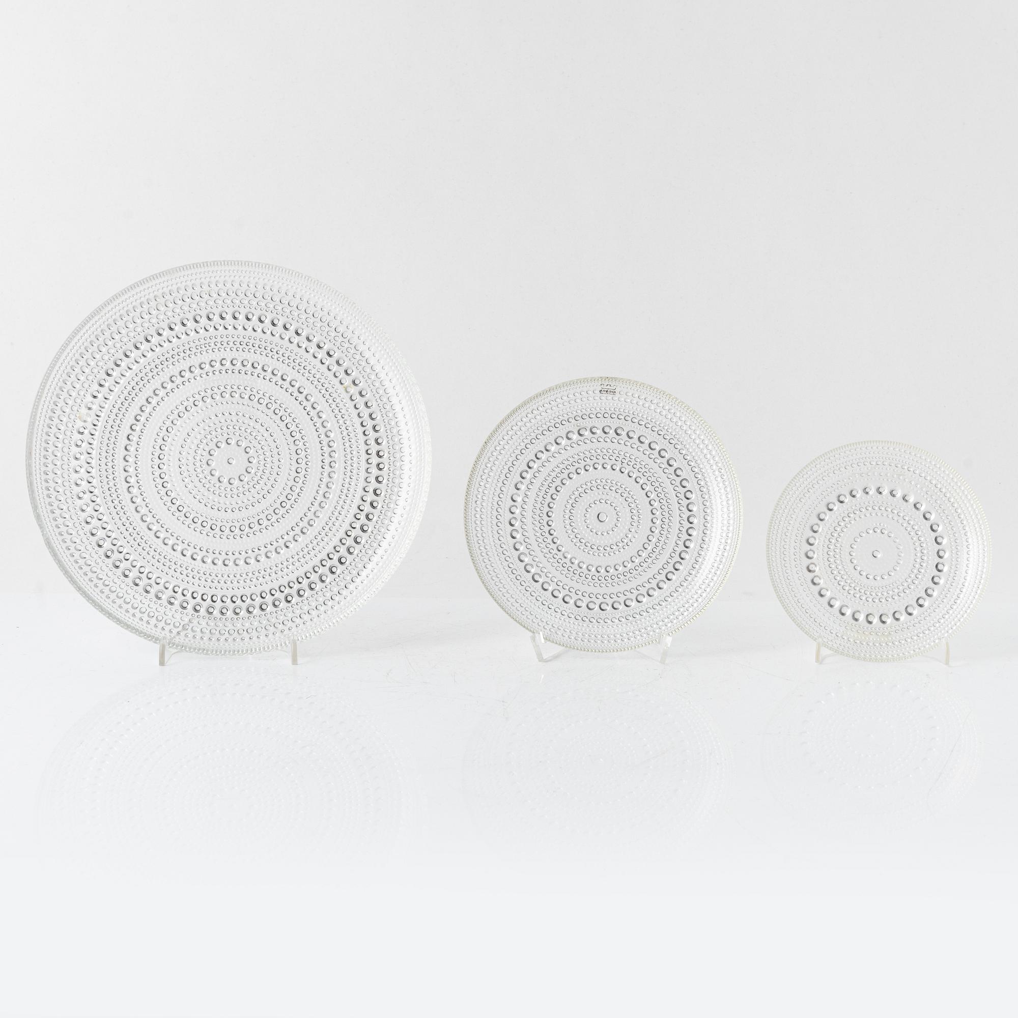 Oiva Toikka, servisdelar, 38 st, "Kastehelmi", Finland.