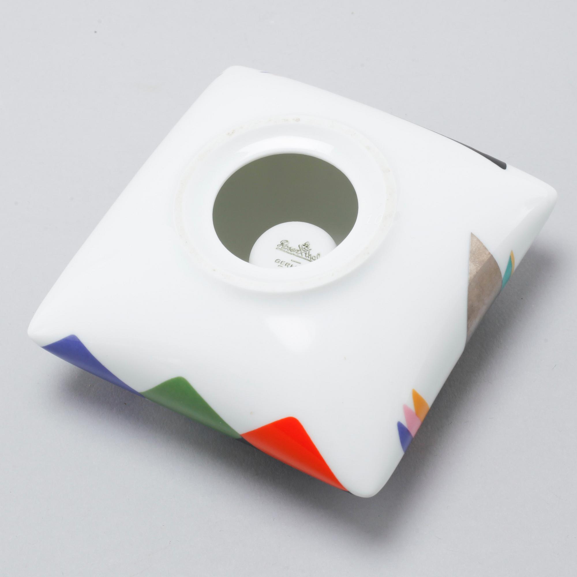 A 1980/90s porcelain items by Brigitte Doege for Rosenthal.