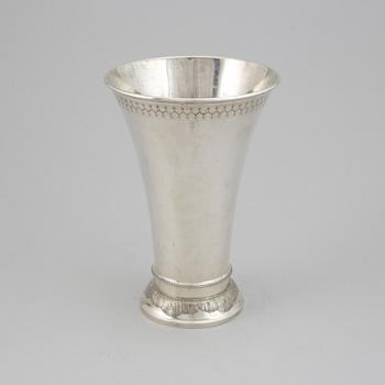 A swedish silver beaker, mark of K Andersson, Stockholm 1901.