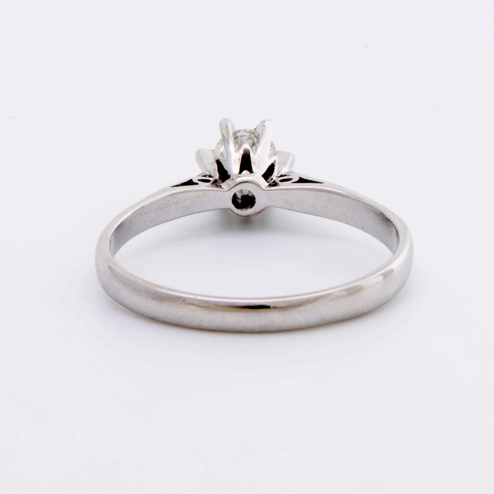 RING 18K vitguld m 1 briljant ca 0,25 ct.