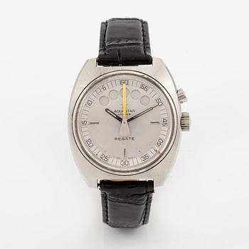 Aquastar, Regate, regatta chronograph, wristwatch, 39 mm.