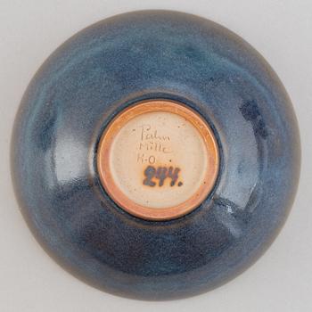 Rolf Palm, a set of two stoneware vases and three stoneware bowls.