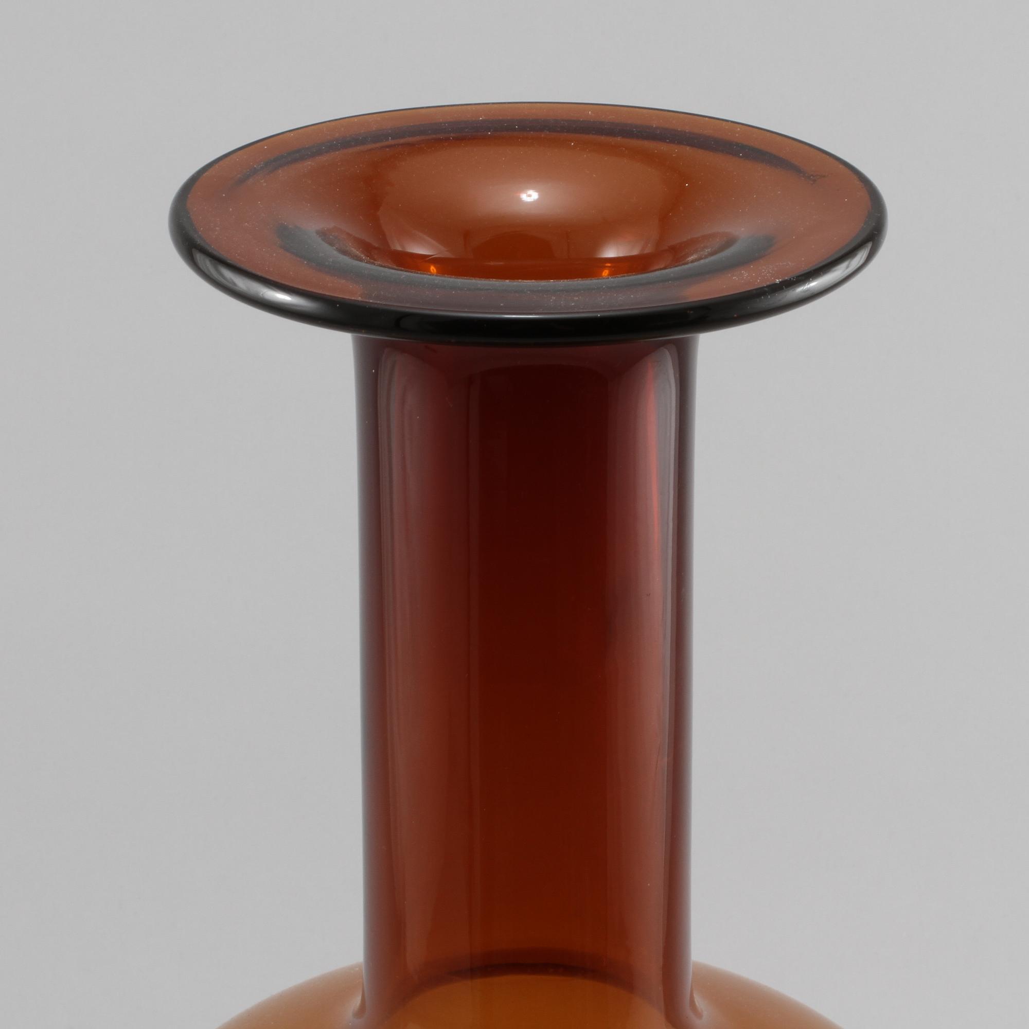 VAS, glas, Otto Brauer, Holmegaard, 1970-tal.