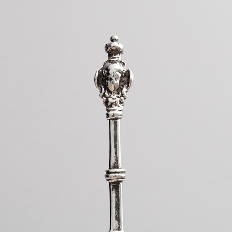 David Richter d.ä., sked, silver, Stockholm (verksam 1630-1677 (1678)). Barock.