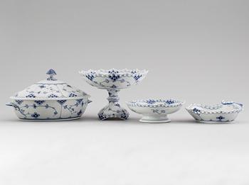 SERVISPORSLIN, 4 delar, Royal Copenhagen.