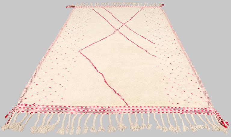 A moroccan carpet, ca 250 x 174 cm.