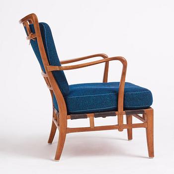 Carl-Axel Acking, an easy chair, "NK Hantverk" Nordiska Kompaniet, 1940s. Provenance Carl Axel Acking.