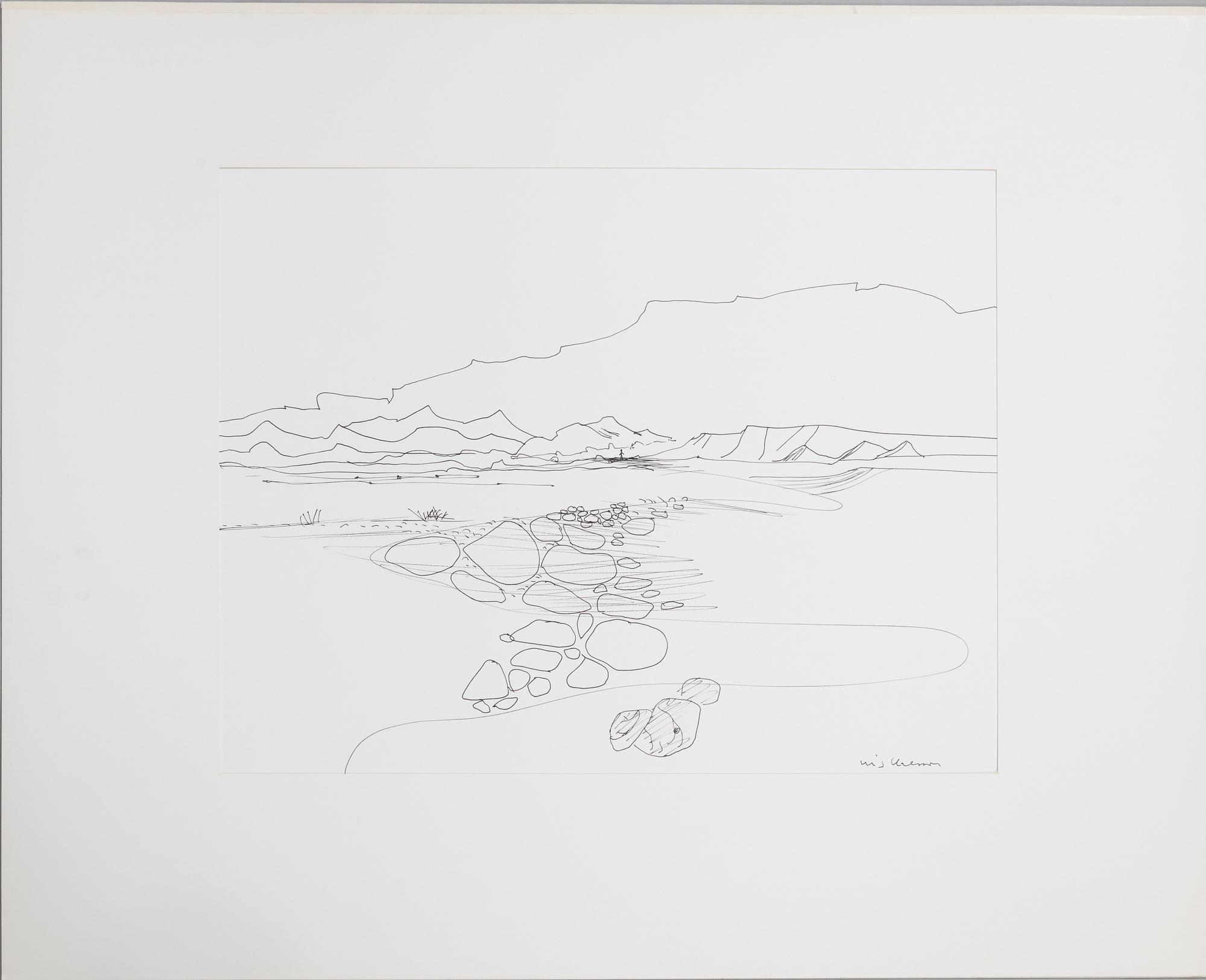 Stig Claesson, Mountain Landscape.