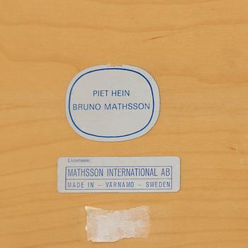 Bruno Mathsson, & Piet Hein, table, "Superellipse", Bruno Mathsson International, Värnamo.