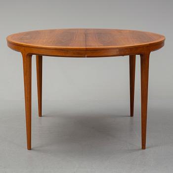 Bertil Fridhagen, "Diamant" a walnut dining table.