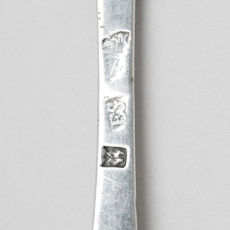 A Danish silver spoon, mark of Erik Stridbeck (1770-1842), Copenhagen.