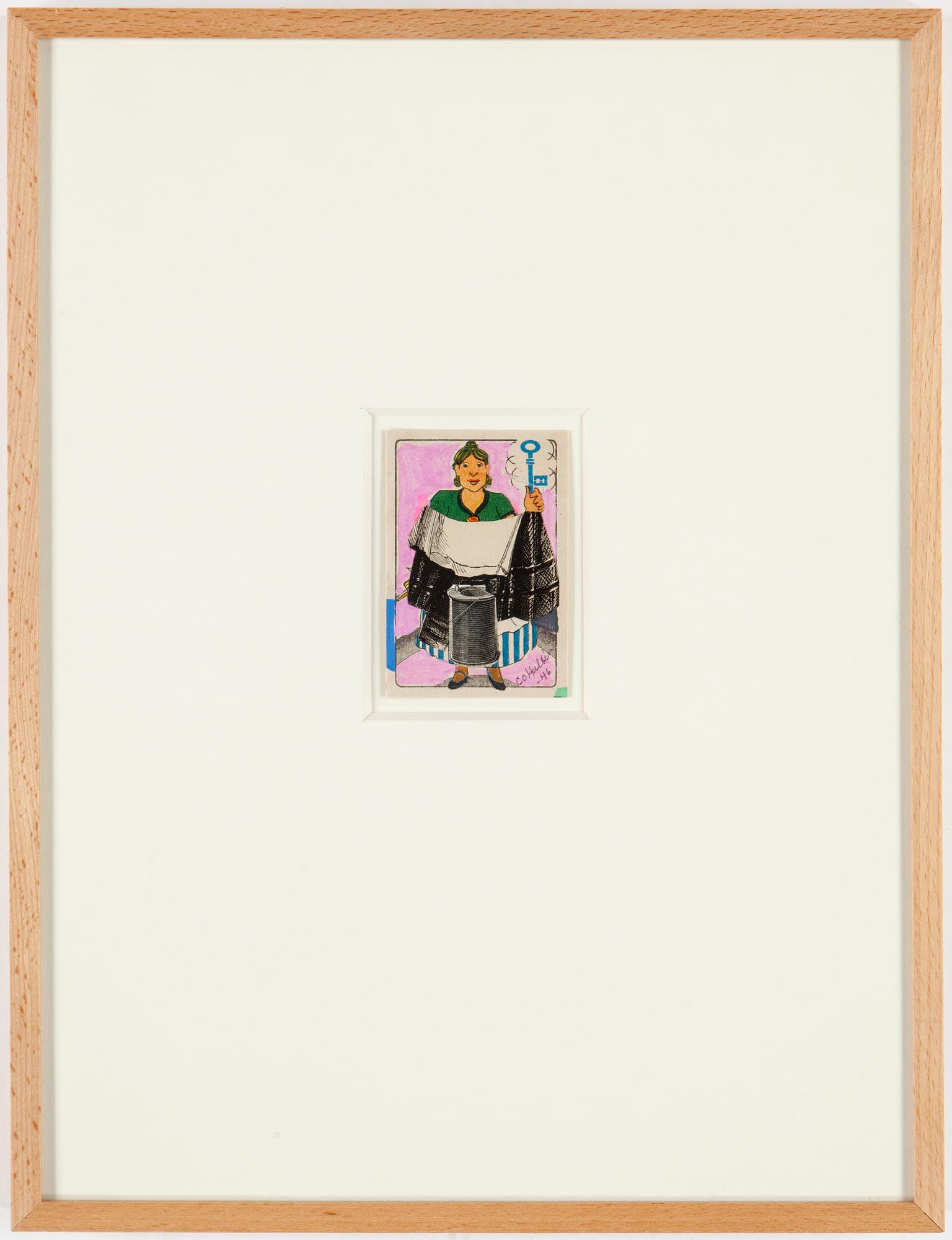 CARL OTTO HULTÉN, blandteknik och collage. Signerad och daterad -46.