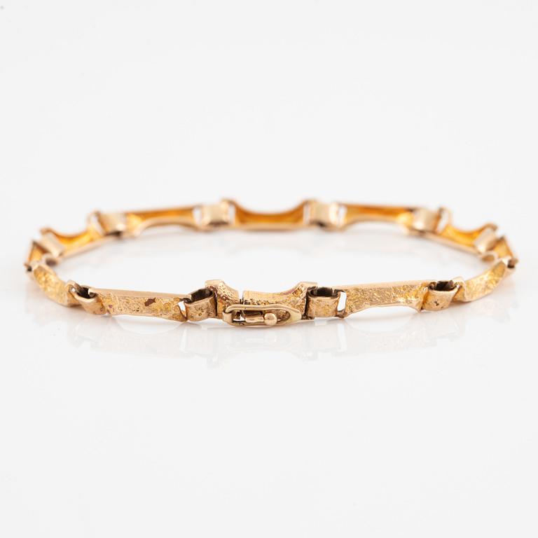 Lapponia, bracelet, 14K gold.