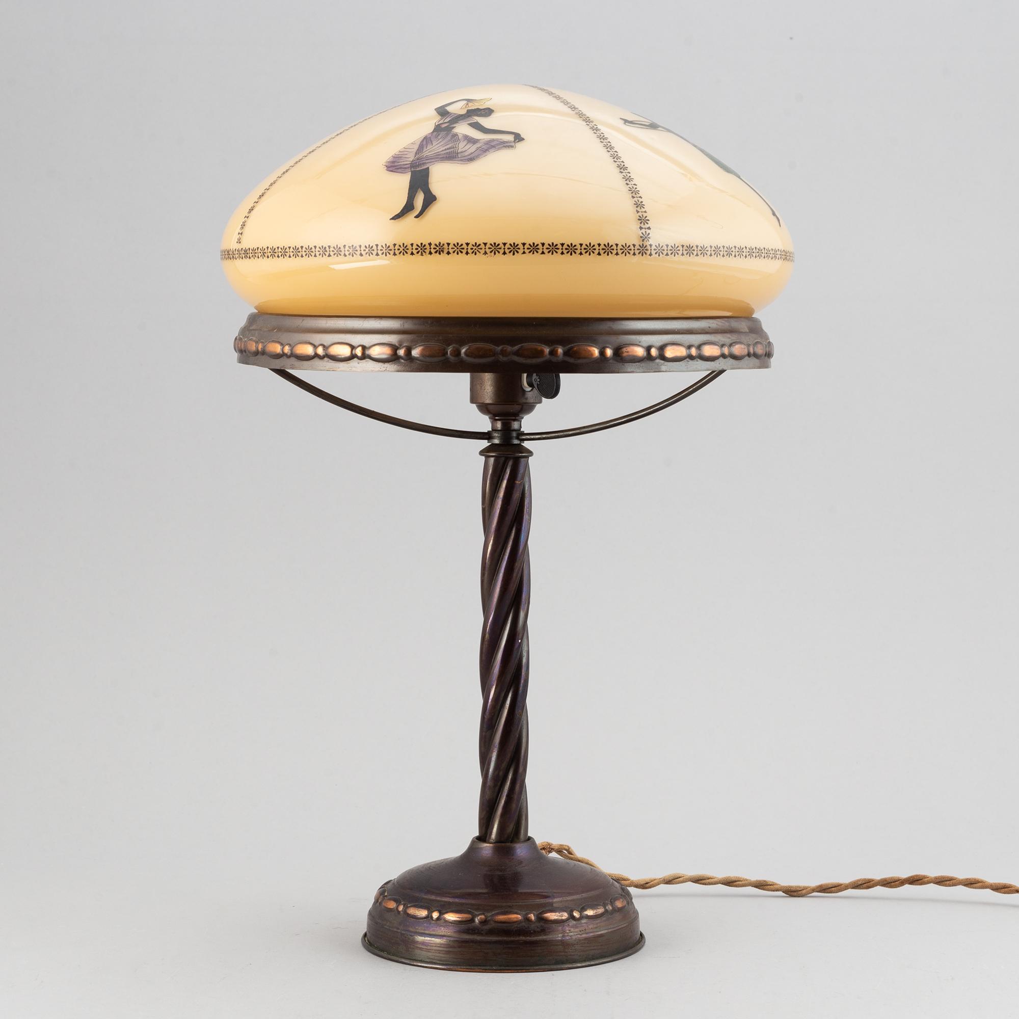 a 1920's table lamp.