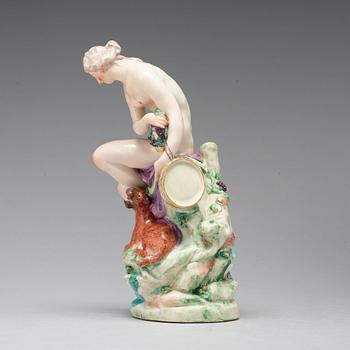 FIGURIN, porslin. Ludwigsburg, Tyskland, 1700-talet senare del.