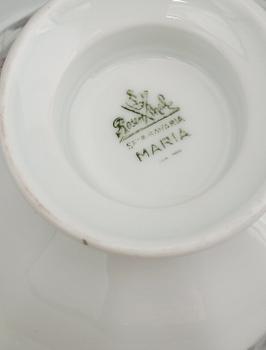 KAFFESERVIS, 15 delar, porslin, "Maria" björnbär, Rosenthal.
