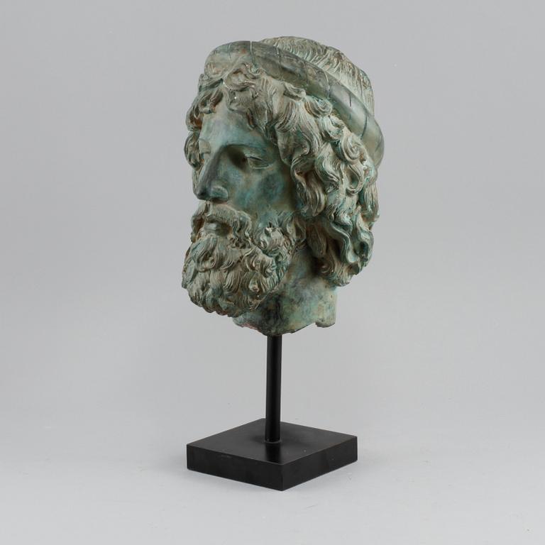 SKULPTUR, patinerad metall, 1900-tal.