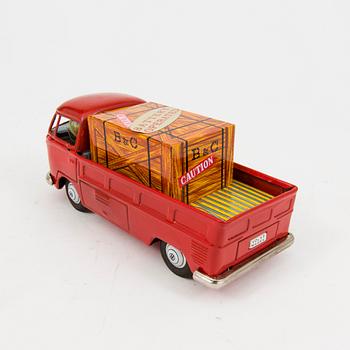 BANDAI, "Volkswagen Ambulance" samt "Volkswagen Pickup", Japan, 1960-tal.