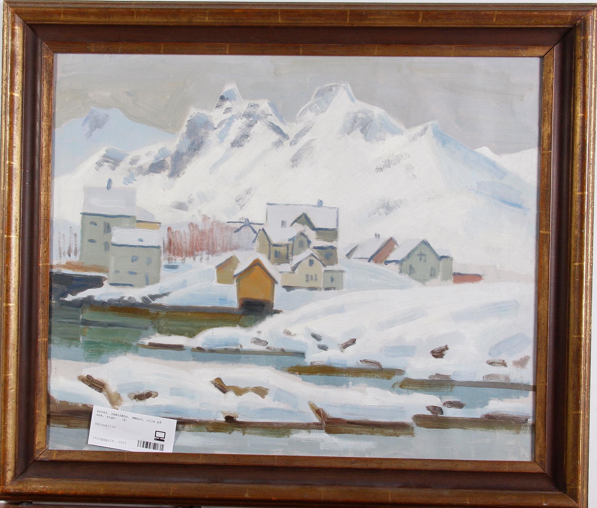 DAHLSKOG, EWALD, olja på duk, sign.