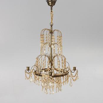 An early 20th century Gustavian style chandelier.