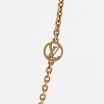 Louis Vuitton, "Essential V Perle" halsband.