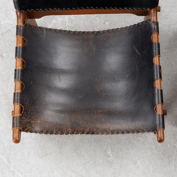 Angel Pazmino, fåtöljer, ett par med fotpallar, INCO, El Salvador, 1960-tal.