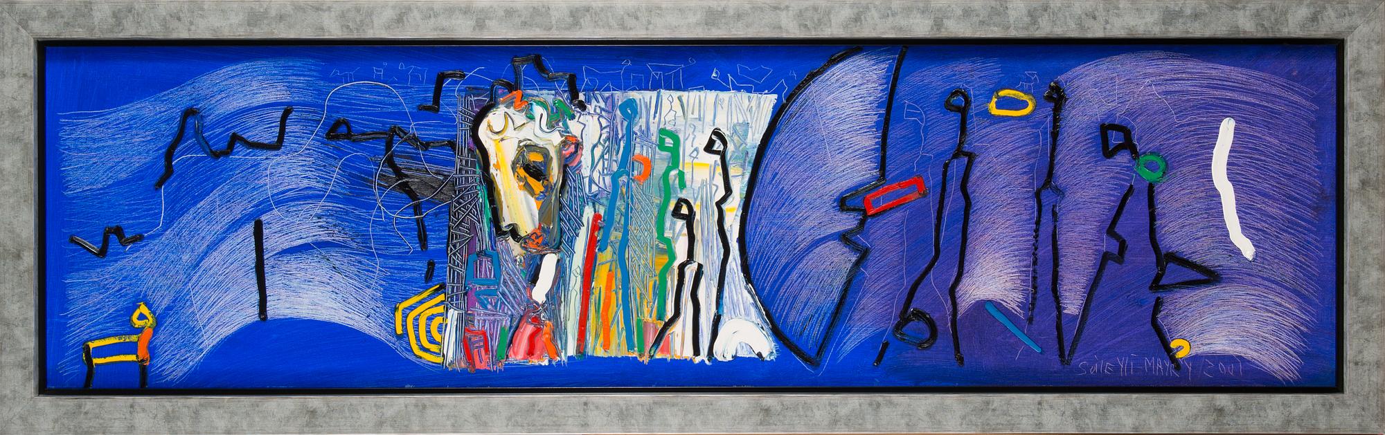 SOILE YLI-MÄYRY, olja på duk, signerad och daterad 2001.