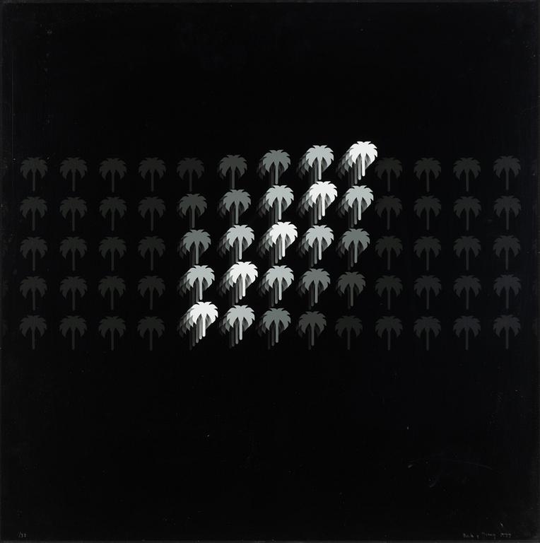 Beck & Jung, "Palmcollage - Grå".