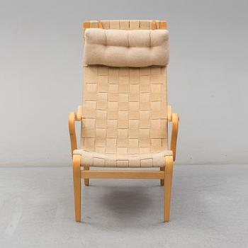 BRUNO MATHSSON, fåtölj, "Miranda / Mi 427", Bruno Mathsson design, 1900-talets andra hälft.