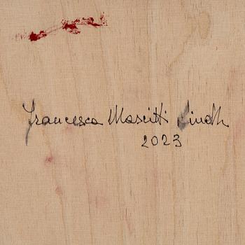 Francesca Mascitti-Lindh, installation "Passione", signerad Francesca Mascitti Lindh 2023.