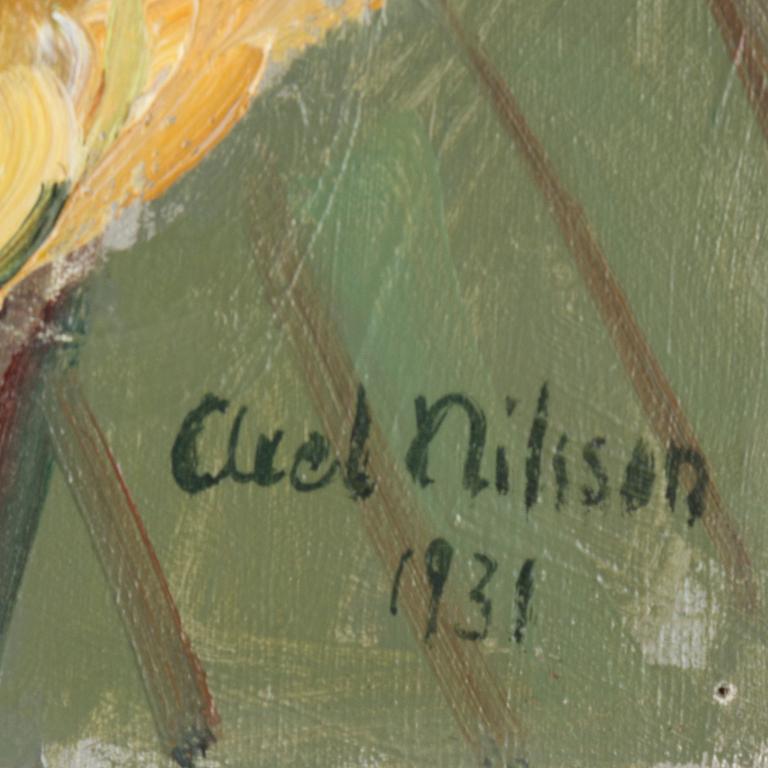 AXEL NILSSON, oil on canvas, signed and dated 1931.
