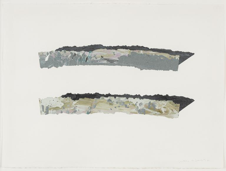 Jukka Mäkelä,  mixed media, signed Jukka Mäkelä and dated -83 in pencil.