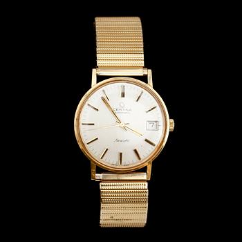 HERRARMBANDSUR, 18 k guld, Certina Automatic New Art.