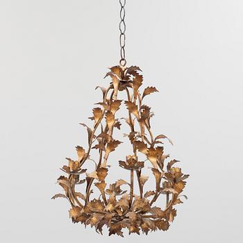 A Rococo style chandelier, second half of the 20th century.