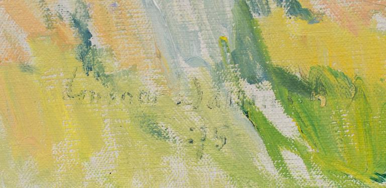 GUNNAR WALLENTIN, oil on canvas, signed.