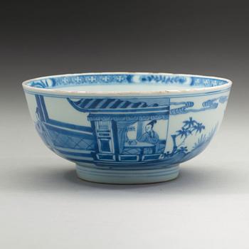 SKÅL, porslin. Qing dynastin, 1700-tal, med Yongzheng sex karaktärers märke.