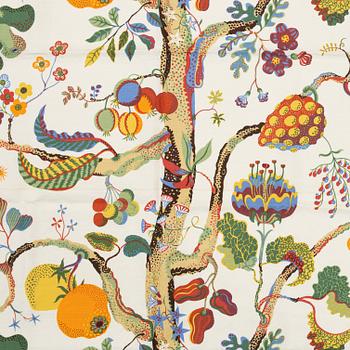 Josef Frank, gardiner, ett par, "Vegetable Tree", Svenskt Tenn.