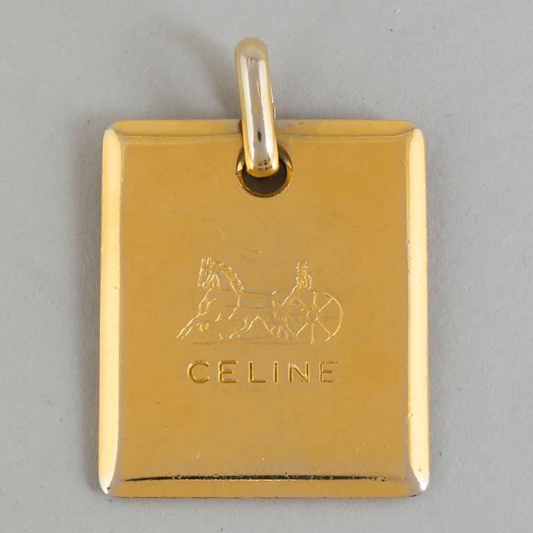 BELT/NECKLACE and PENDANT, Celine.