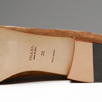 DAMLOAFERS, Prada, storlek 39.