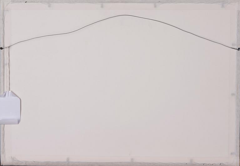 MATTI VISANTI, litografi, signerad Matti Björklund.