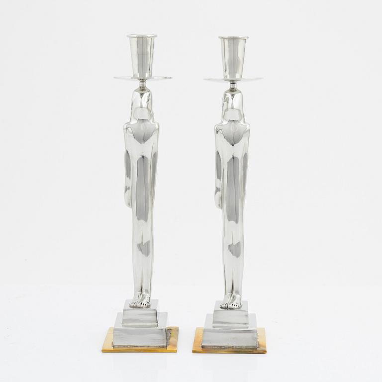 Edvin Öhrström, a pair of 'Egyptian' candlesticks, Svenskt Tenn, Stockholm 2015.