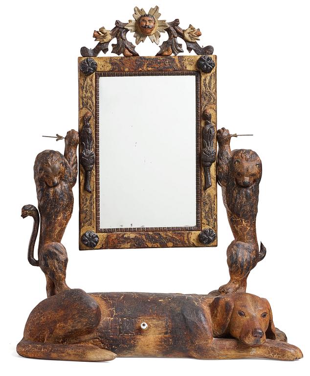 Lim-Johan (Johan Erik Olsson), Dressing table with mirror, double-sided.