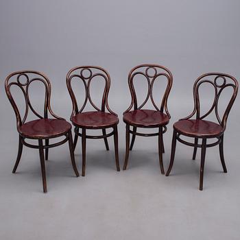 STOLAR, 4 st,  Thonet, Wien, Österrike 1900-talets början.