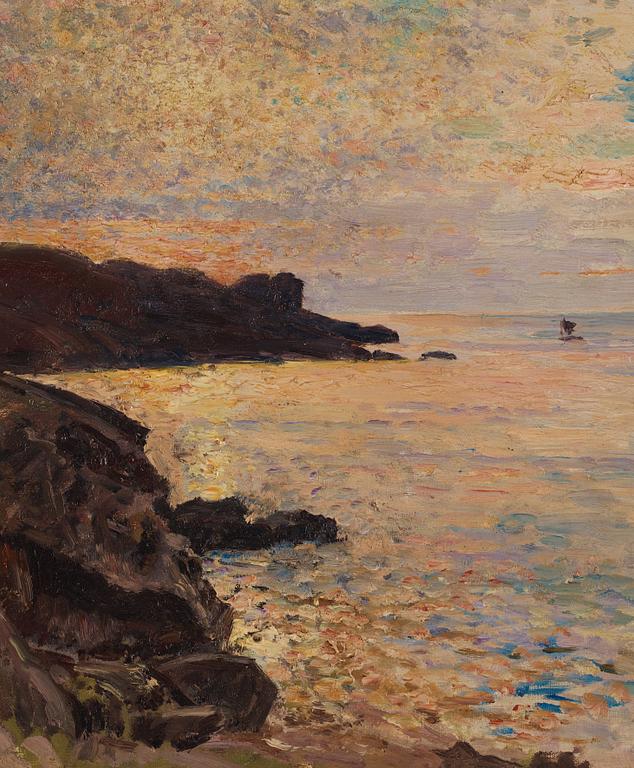 Alfred Wahlberg, Dusk in the archipelago.