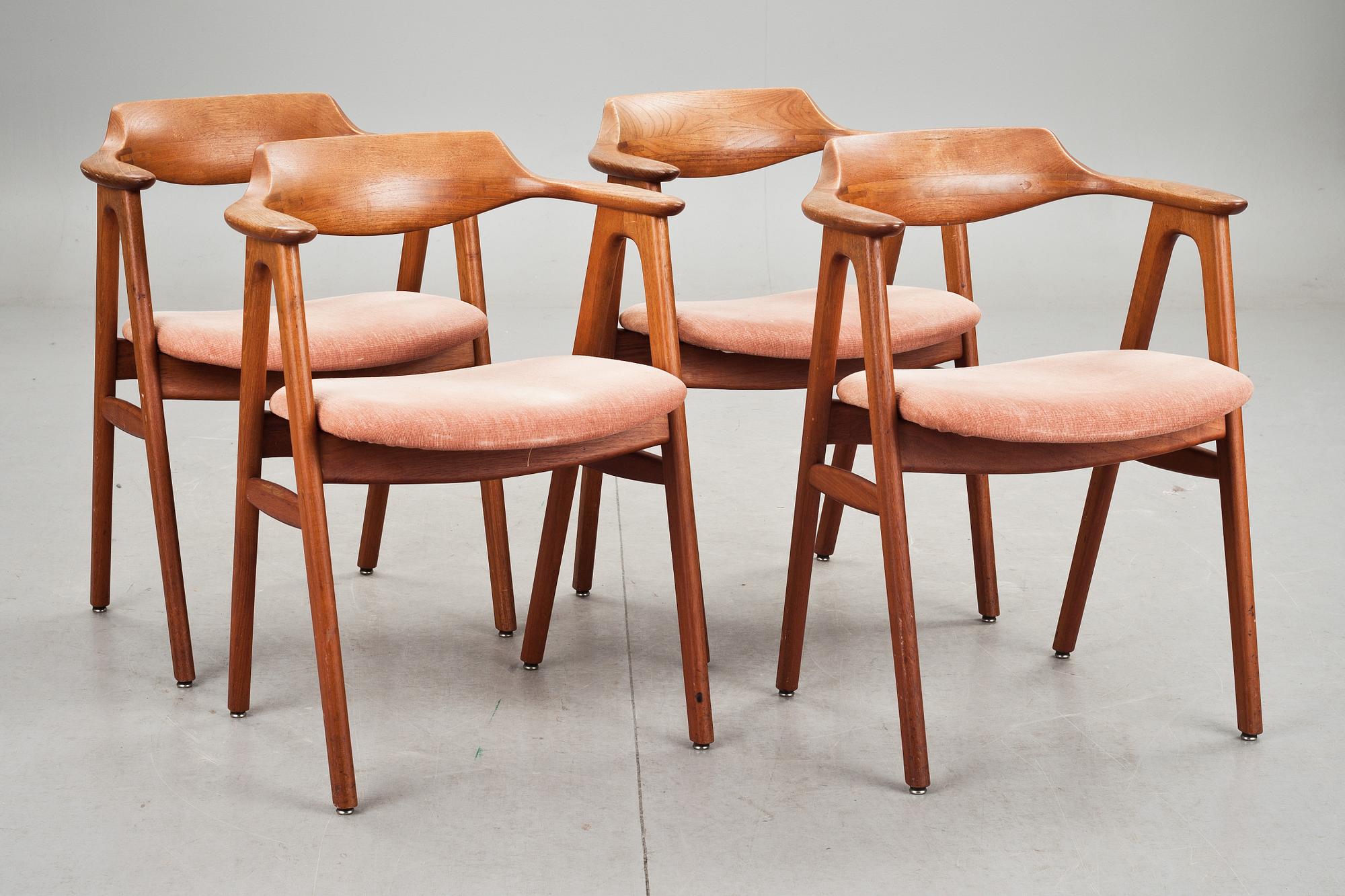 KARMSTOLAR, 4 st, 1950/60-tal.