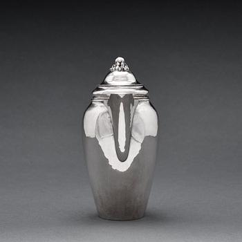 kaffekanna, Köpenhamn 1919, 830/1000 silver, designnr 251.